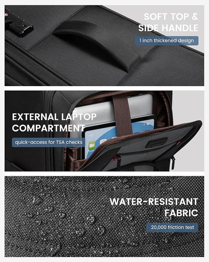 Carry On Luggage 22x14x9 Airline Approved, 22-Inch Suitcases - Image 9