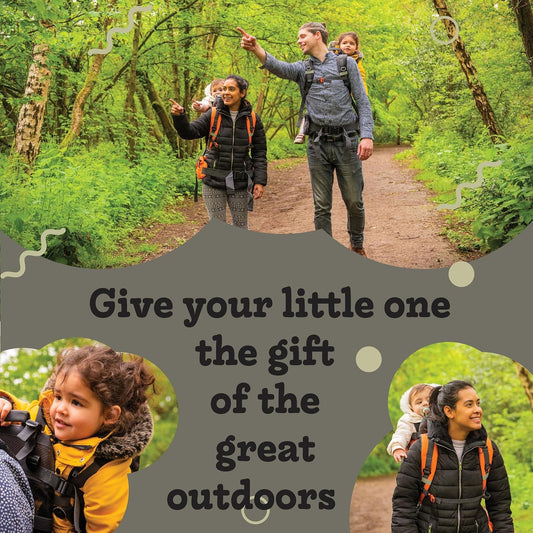 Hiking Baby Carrier Backpack - Comfortable Toddler/Baby Backpack Carrier System with Diaper Change Pad, Insulated Pocket + Rain and Sun Hood to Protect Your Child