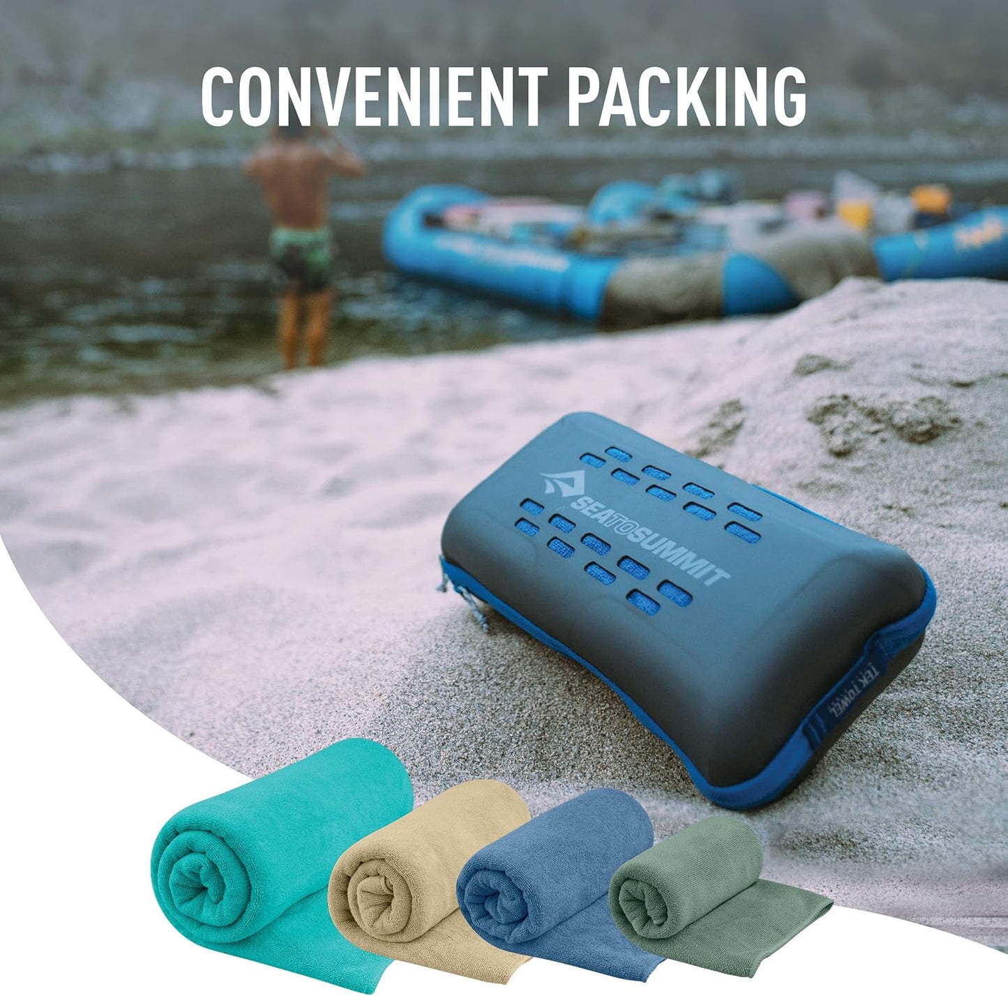 Sea to Summit Tek Towel, Plush Camping and Travel Towel
