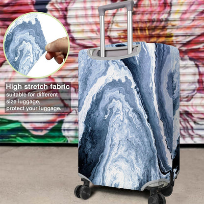 Travel Luggage Cover Suitcase Protector Fits 18-32 Inch Wheel Covers PatternedTravel Related Items Flower Luggage Protector Elastic M