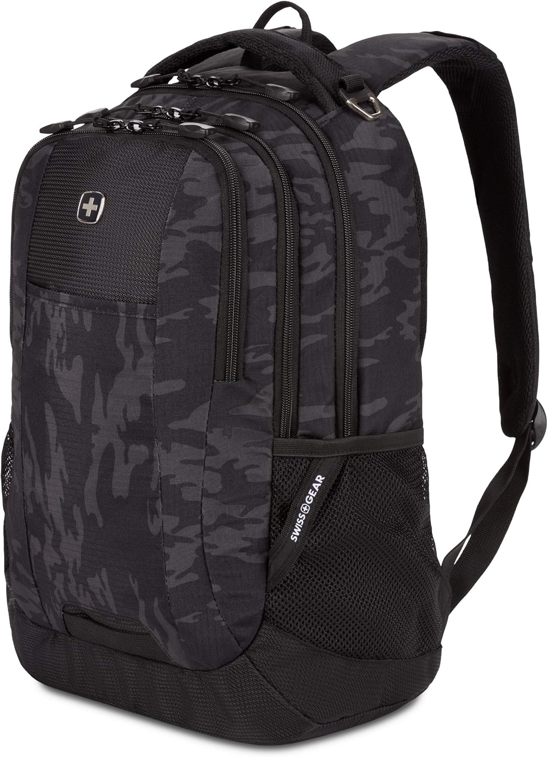 SwissGear Cecil 5505 Laptop Backpack, Black Cod/Camo, 18-Inch