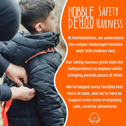 Hobble De Hoo Child Safety Harness | Premium Adjustable Toddler & Kids Harness Ages 2–7 | Autism Support