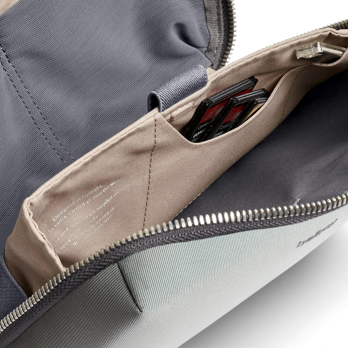 Bellroy Tech Kit (Tech Accessories Organizer Pouch, Zipper Closure Design, Stores Power Bank, Phone Charger, Cables & More, Internal)