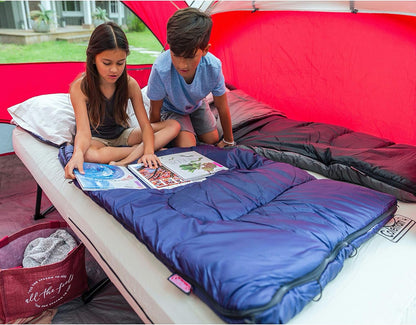 Coleman Brazos 20/30°F Adult Cool-Weather Sleeping Bag with No-Snag Zipper & Stuff Sack, Machine Washable, Great for Camping, Traveling, Guests, & More