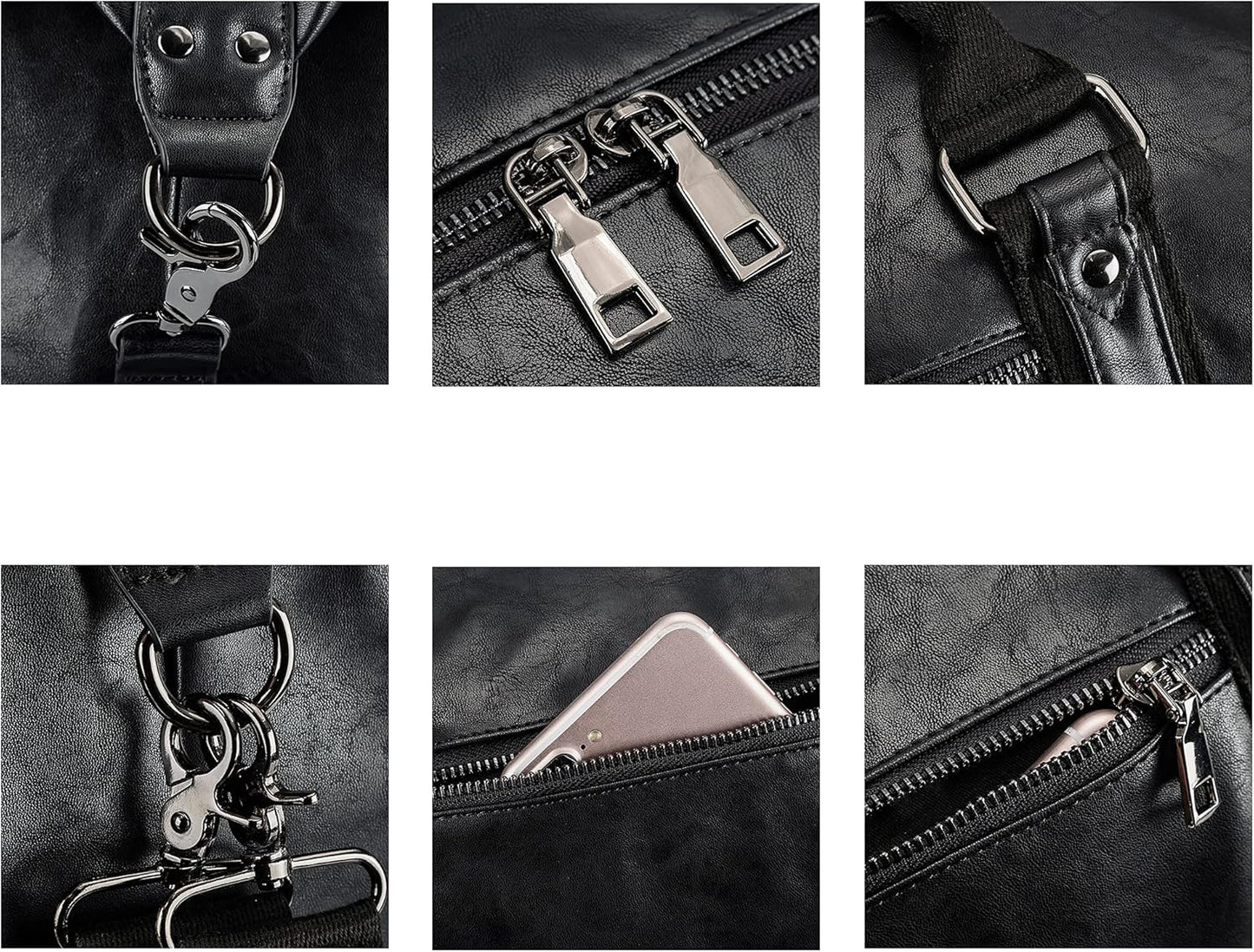 Weekender Overnight Bag Carry On Bag Travel Bag with Shoe Pouch