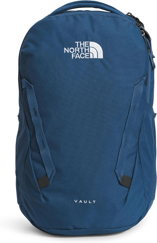THE NORTH FACE Vault Everyday Laptop Backpack | Commuter Travel Bag with Water-Repellent Finish, Spacious Main Compartment, Shady Blue/TNF White-NPF, One Size
