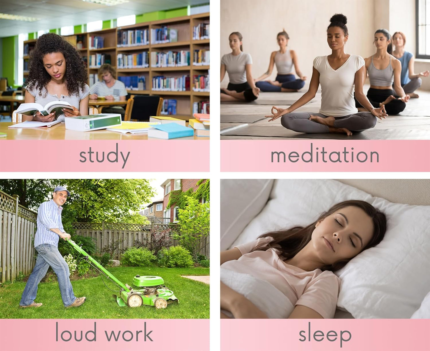 Ear Plugs for Sleeping - Ultra Soft, Multi-Sized – Pink