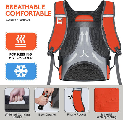 N NEVO RHINO Backpack Coolers Insulated Leak Proof 36/54 Cans,Portable Lightweight Waterproof Insulated Cooler Backpack for Men & Women Ideal for Camping,Travel,Beach,Picnics,Lunch & Day Trips