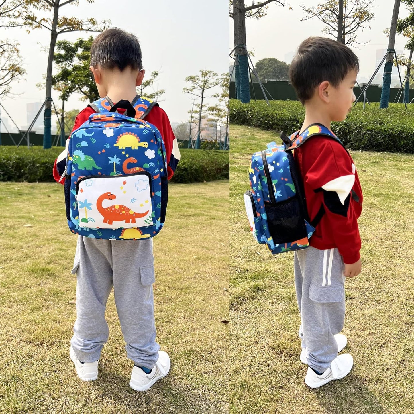 POWOFUN13 inch Kids Toddler Preschool Travel Backpack Cute Cartoon Backpack For Girls Boys Baby