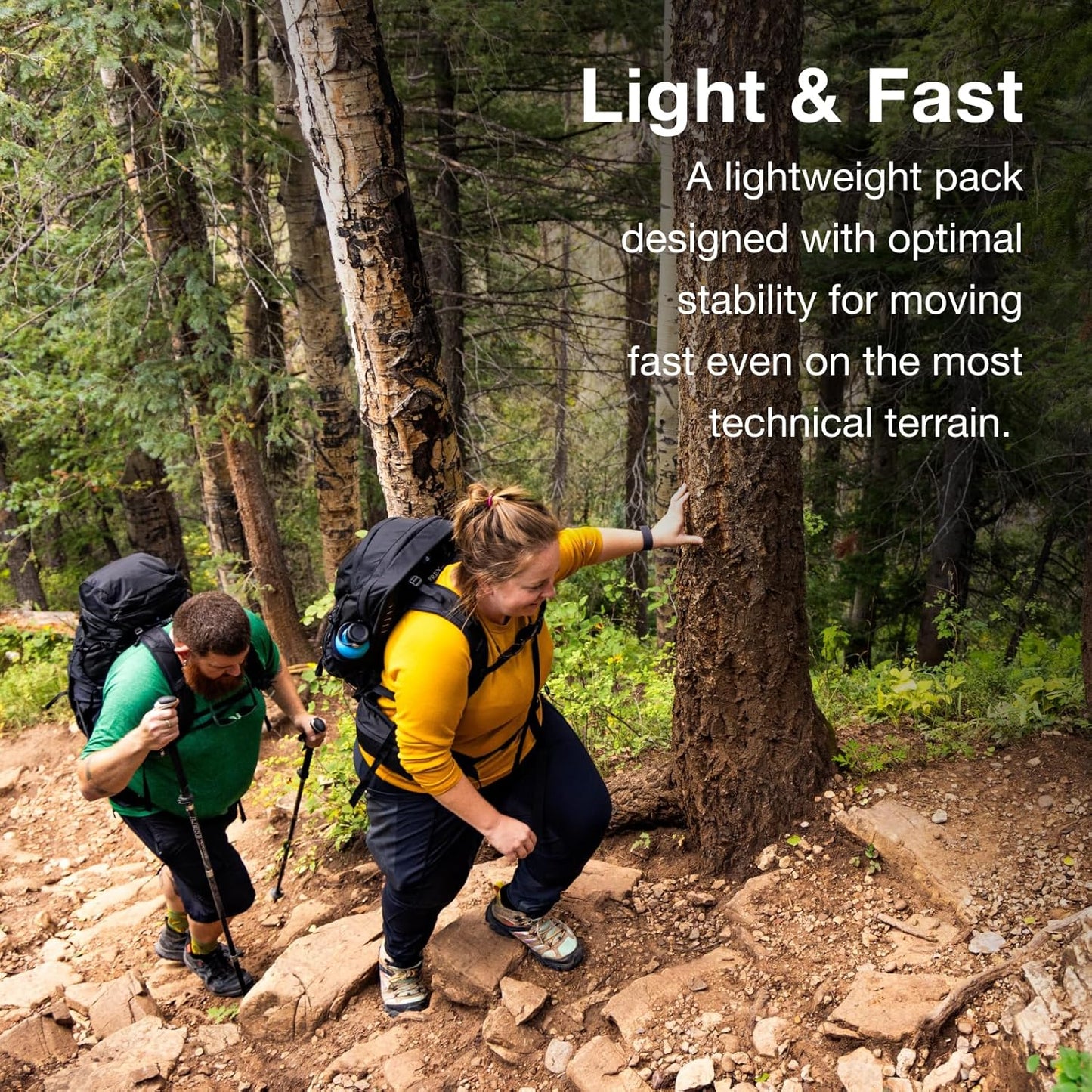 Osprey Talon 22L Men's Lightweight Hiking Backpack with Hipbelt, Green Canopy/Pine Leaf, Extended Fit