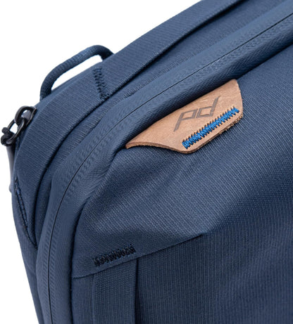 Peak Design Tech Pouch, Midnight, Electronics Organizer for Travel or Everyday Carry, Origami-Style Storage, Cable Pass-Through, Weatherproof Recycled Nylon, Gear Carry Bag for Men and Women