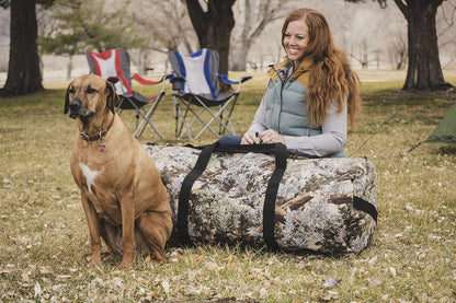 North Star Sports Foldable Duffle Bag for Travel, Gym & Outdoor Camping | Tough and Packable Sport Equipment Bag & Gear Organizer | Heavy Duty Large Duffel Bags for Traveling