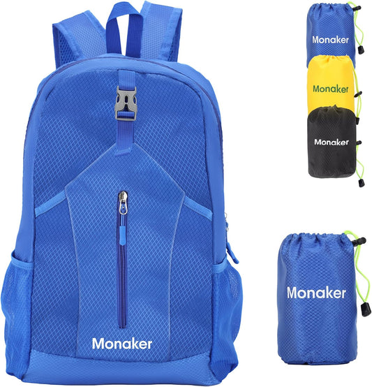 Ultralight 20L Foldable Backpack, Multi-Pocket Design, Compact to Palm-Sized, Ideal for Hiking, Travel & Daily Use