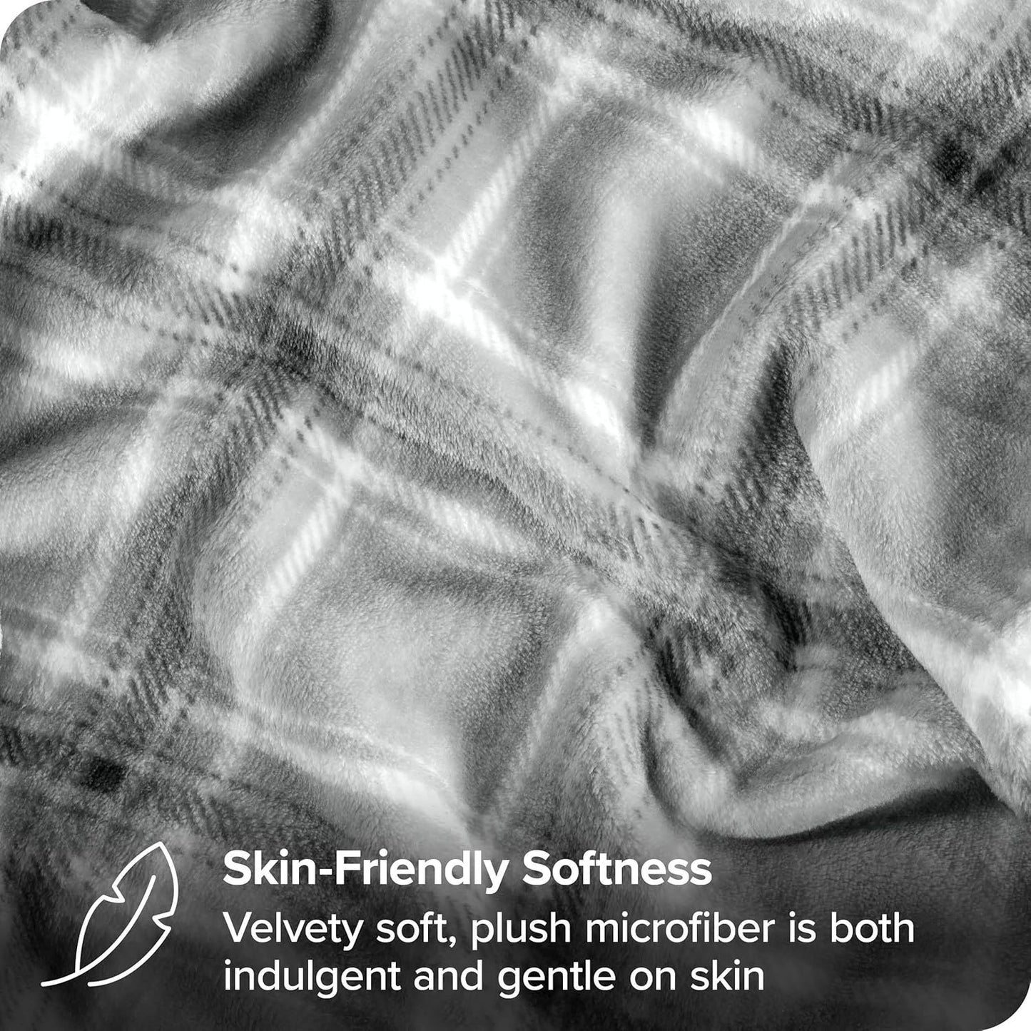 Bare Home Fleece Blanket - King Size - Ultra-Soft Lightweight for Bed, Sofa, and Couch - Luxury Microplush - Cozy Warm Blanket (King, Tartan Plaid)