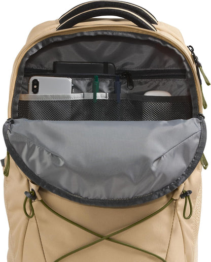 THE NORTH FACE Jester Everyday Laptop Backpack | Commuter Daypack with Water Repellent Finish, 16" Laptop Sleeve, Huge Main Compartment, Khaki Stone/Forest Olive, One Size