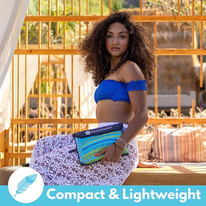 ECCOSOPHY Microfiber Beach Towel - Sand Free Towels are Quick Dry, Light Weight, Super Absorbent - Perfect Pool, Travel, Cruise, Camping Essentials - Oversized Extra Large for Adults 71x35 in