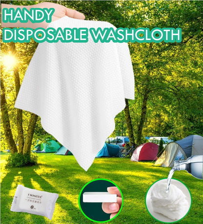 Premium Compressed Towel Tablet, Essential Face Washcloths for Travel, Camping, Hiking, Sports and Beyond, Portable Disposable Thicker Larger, Pure Cotton, 20PCS