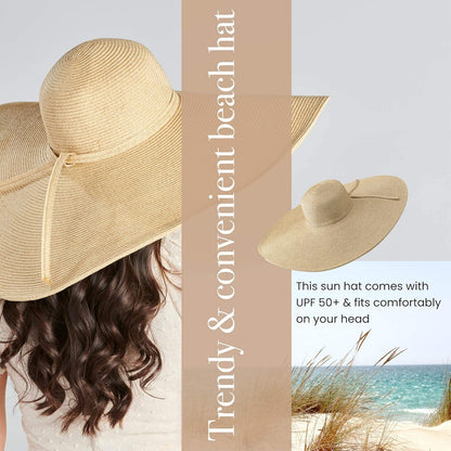 San Diego Hat Company Women's Ultrabraid X-Large Brim Hat, Adjustable Sun Hat with UPF 50+