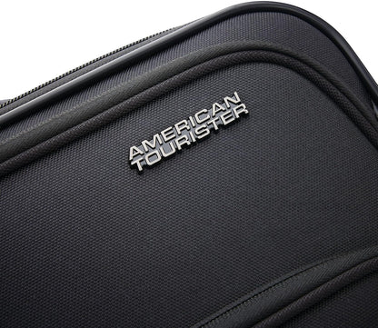American Tourister 4 KIX 2.0 Expandable Softside Luggage with Spinner Wheels, 24 SPINNER, BLACK