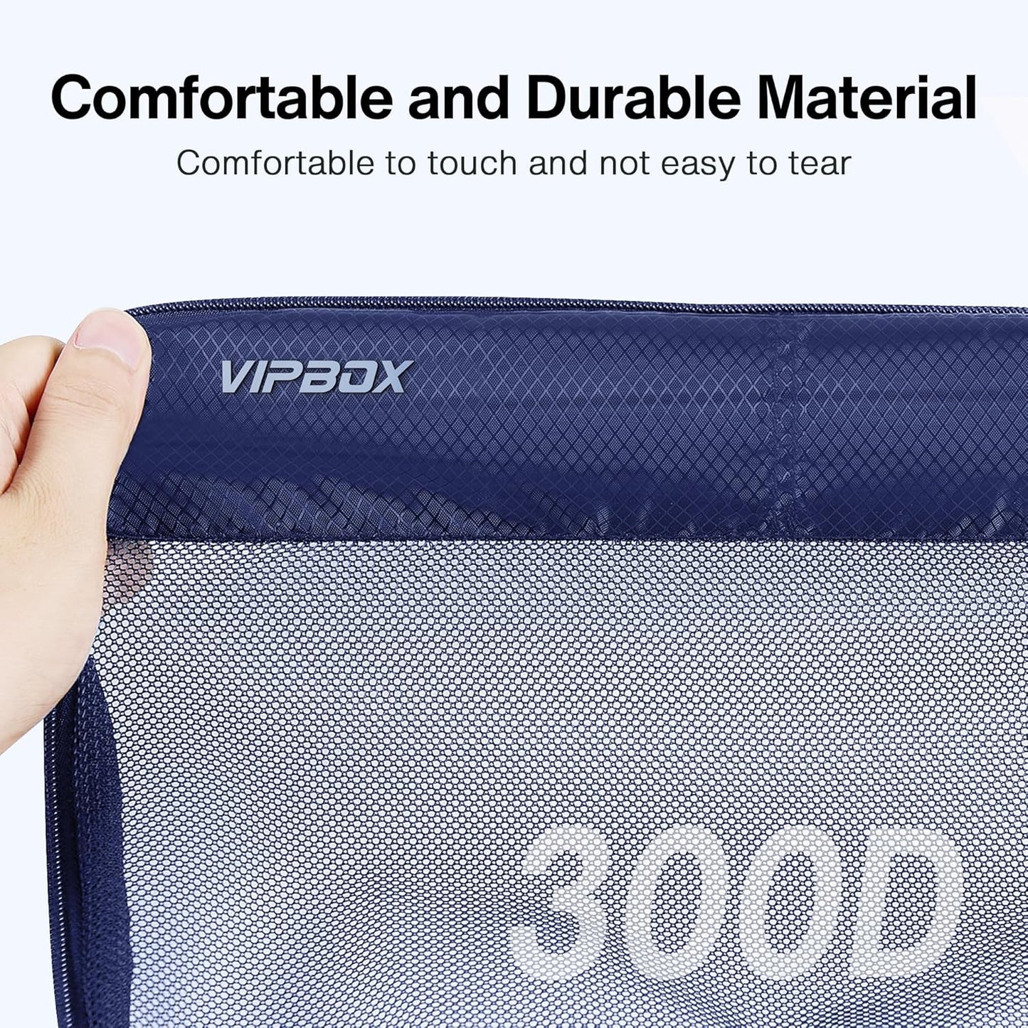 5 Set Packing Cubes Travel for Luggage Durable Suitcases Organizer Bags Lightweight Airplane Travel Vacation Essentials Accessories for Carry on (BLue)