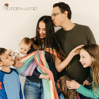 Hip Baby Wrap Ring Sling Baby Carrier for Infants and Toddlers - Beautiful, 100% Soft Cotton Baby Wraps Carrier For Babies 8-35 lbs, Perfect Baby Shower Gifts Moms And Dads - Nursing Cover (Turquoise)