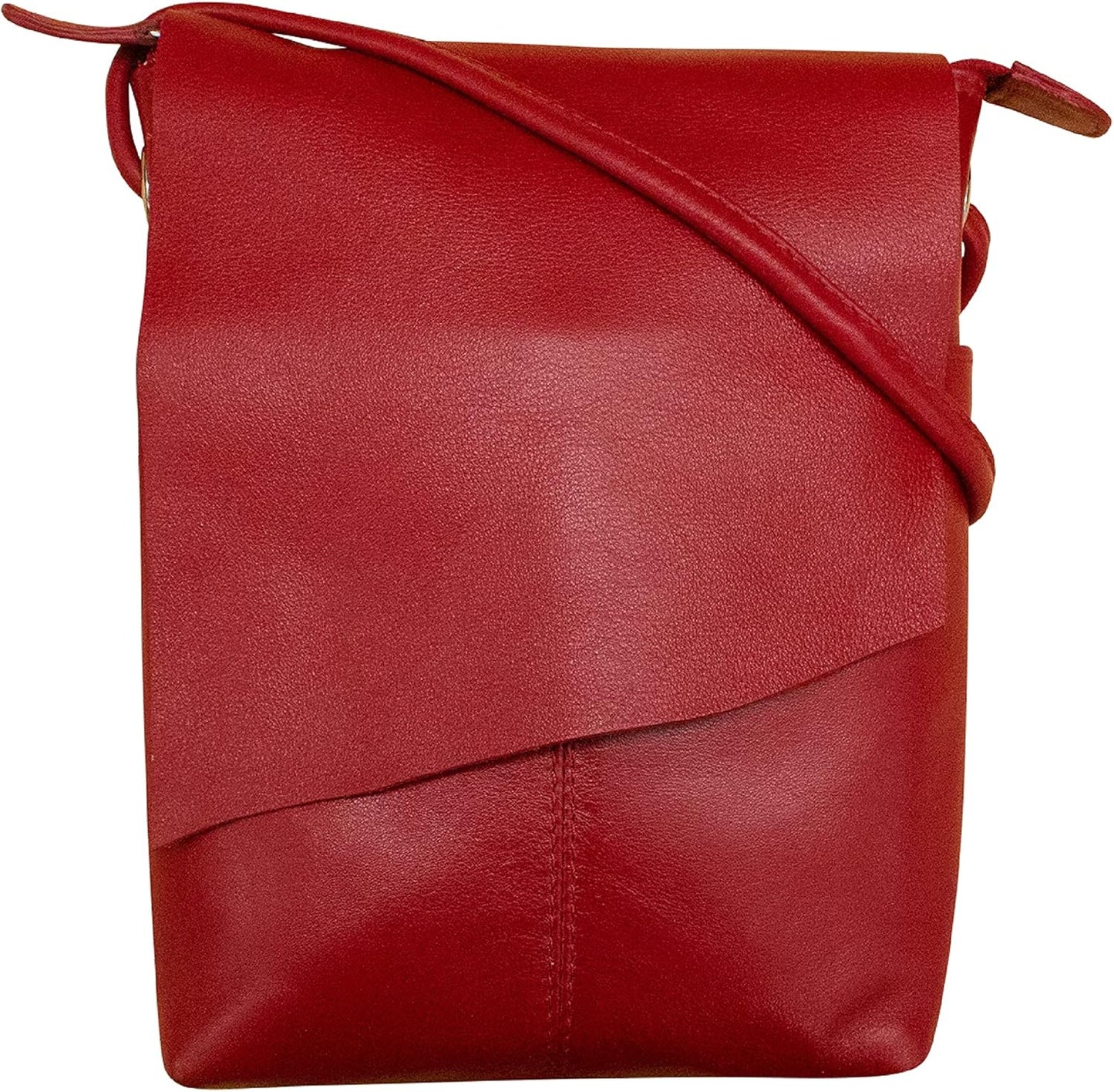 ili New York Leather Mini Sac Crossbody - Genuine Leather Crossbody Bags for Women with RFID Blocking, Adjustable Strap