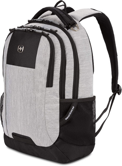 SwissGear Cecil 5505 Laptop Backpack, Heather Grey, 18-Inch