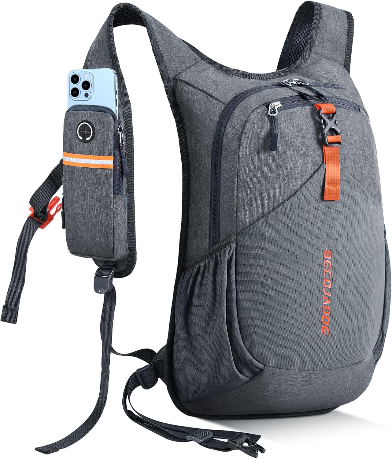 20L Small Hiking Backpack for Men Women Foldable Packable Back Pack Ultralight Hiking Daypack for Travel Camping Outdoor, Gray