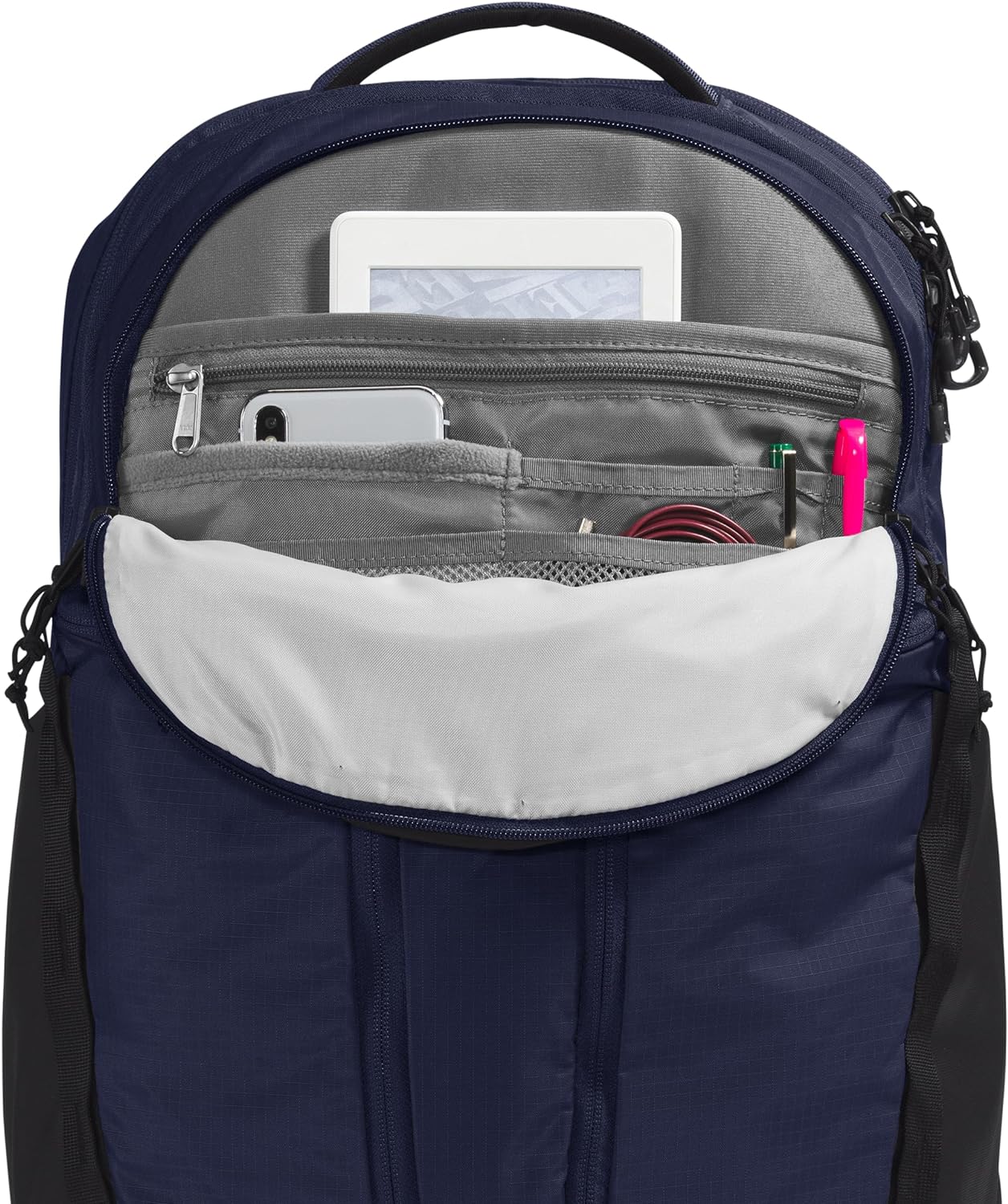 THE NORTH FACE Surge Commuter Laptop Backpack | Daypack with Water Repellent Finish, 16" Laptop Sleeve, Reflective Details, TNF Navy/TNF Black-NPF, One Size