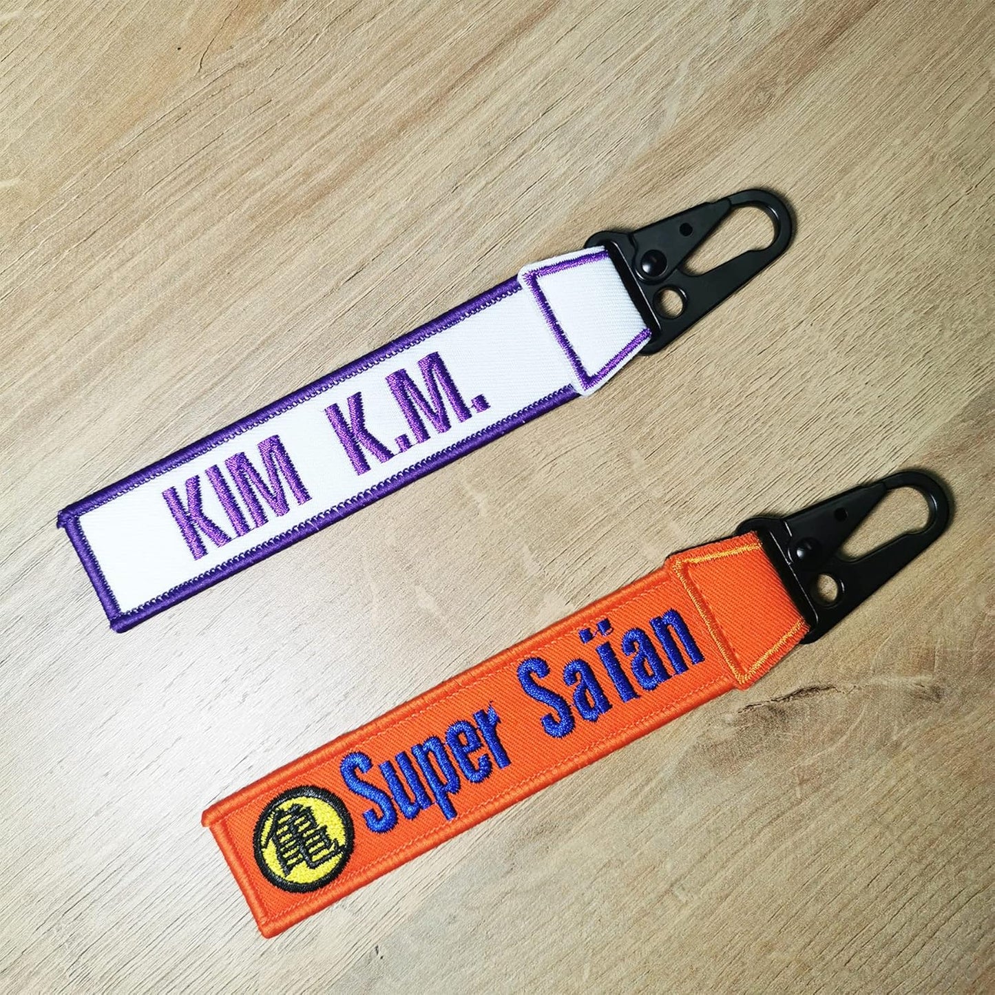 Custom Luggage Tags, Custom Personalized Luggage tag Name, Embroidery Key Ring Accessories for Car, Luggage, Crate,Gear