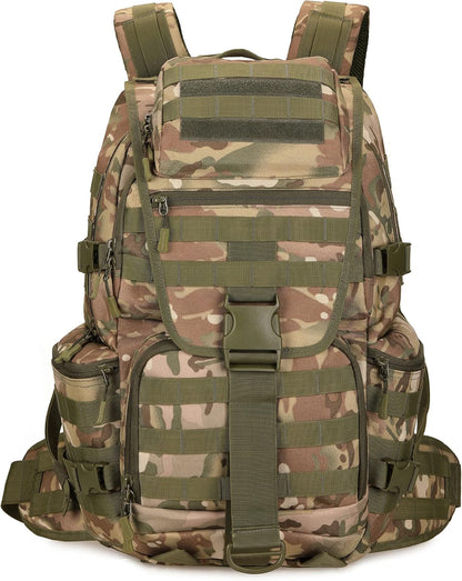 50L Military Tactical Backpack Hiking Waterproof Backpack Large Military Pack 3 Day Assault Pack Molle Bag Rucksack