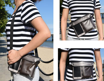 Freegrace Waterproof Pouches with Waist Strap / Pouch Case Bundle Set- Keep Your Phone & Valuables Dry and Safe - Waterproof Dry Bags for Boating Swimming Snorkeling Kayaking Beach Water Parks Pool