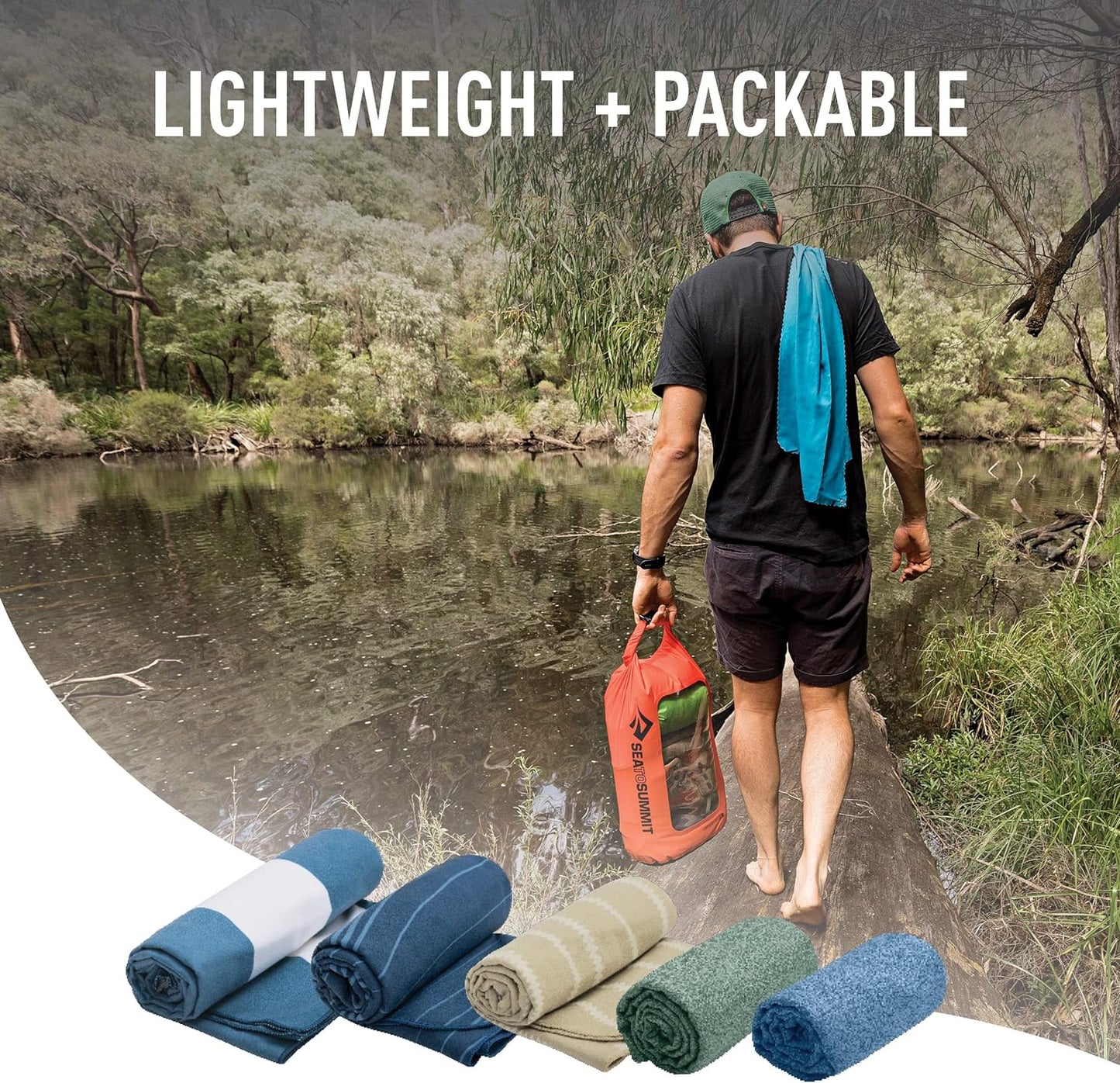 Sea to Summit Drylite Towel, Lightweight Camping and Travel Towel