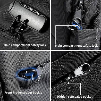 Tzowla 40 Liter Anti Theft with USB Charging Port Laptop Backpack