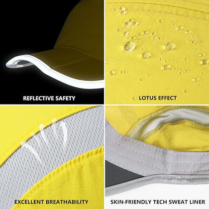 GADIEMKENSD Reflective Folding Outdoor Hat Unstructured Design UPF 50+ Sun - Image 6