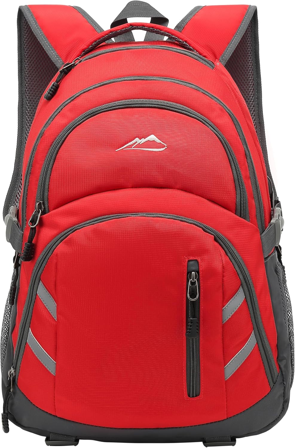 ProEtrade Backpack Bookbag for College Laptop Travel, Fit Laptop Up to 15.6 inch with USB Charging Port Multi Compartment Anti theft, Gift for Women Men (Red)