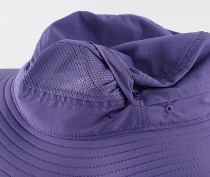 Connectyle Sun Hat for Men Women Outdoor UV Protection Safari Hat for Fishing Hiking Gardening Breathable Cowboy Hat UPF50