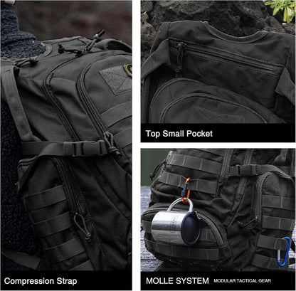 Mardingtop 25L Tactical Backpacks Molle Hiking daypacks for Camping Hiking Military Traveling Motorcycle