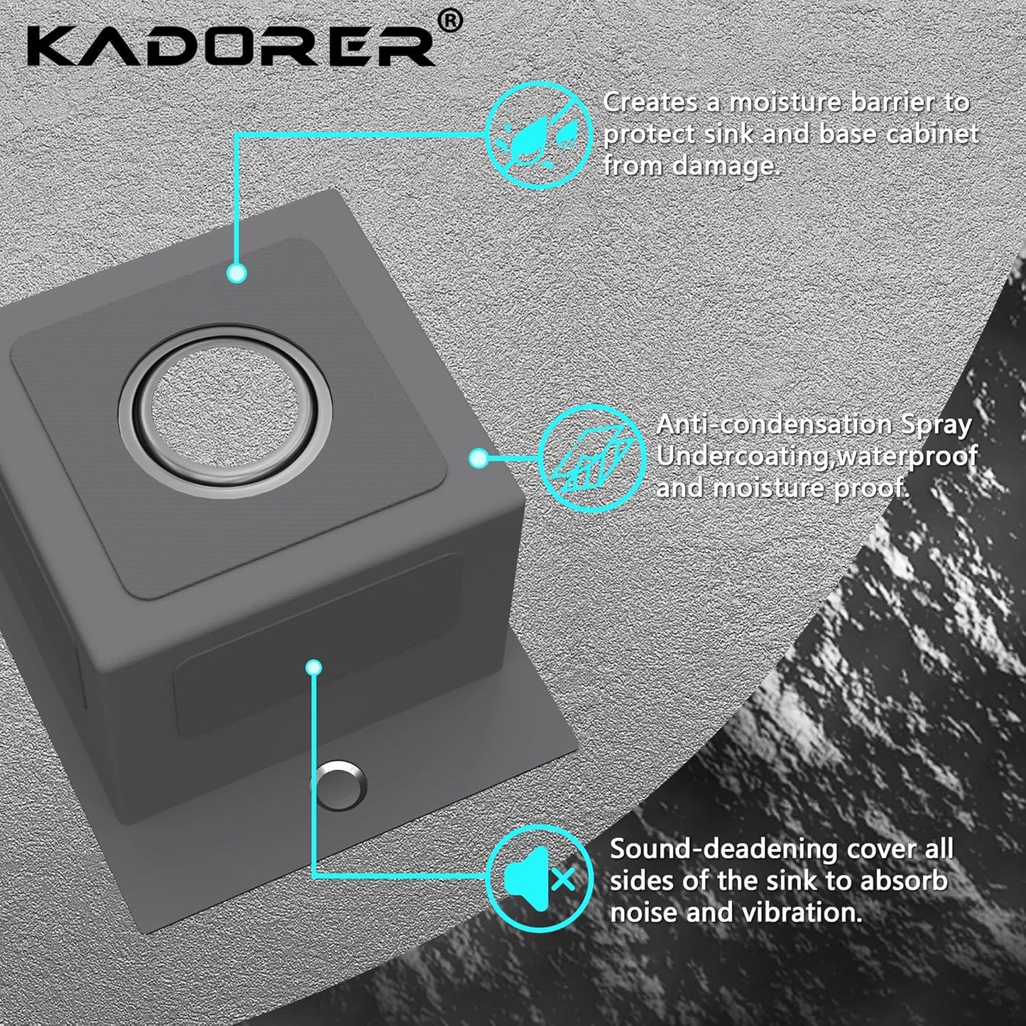 13 x 15 Inch Black Drop In Small Kitchen Sink, Single Bowl Topmount Bar Prep Sink - 18 Gauge Stainless Steel with Basket Strainer