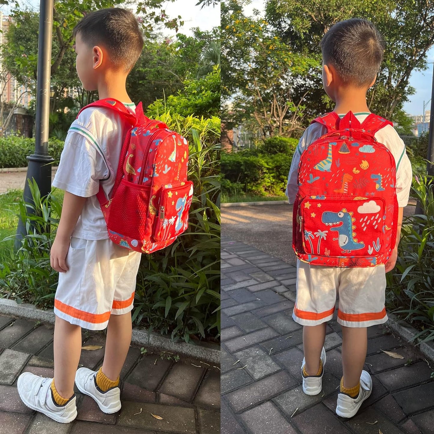 POWOFUN13 inch Kids Toddler Preschool Travel Backpack Cute Cartoon Backpack For Girls Boys Baby