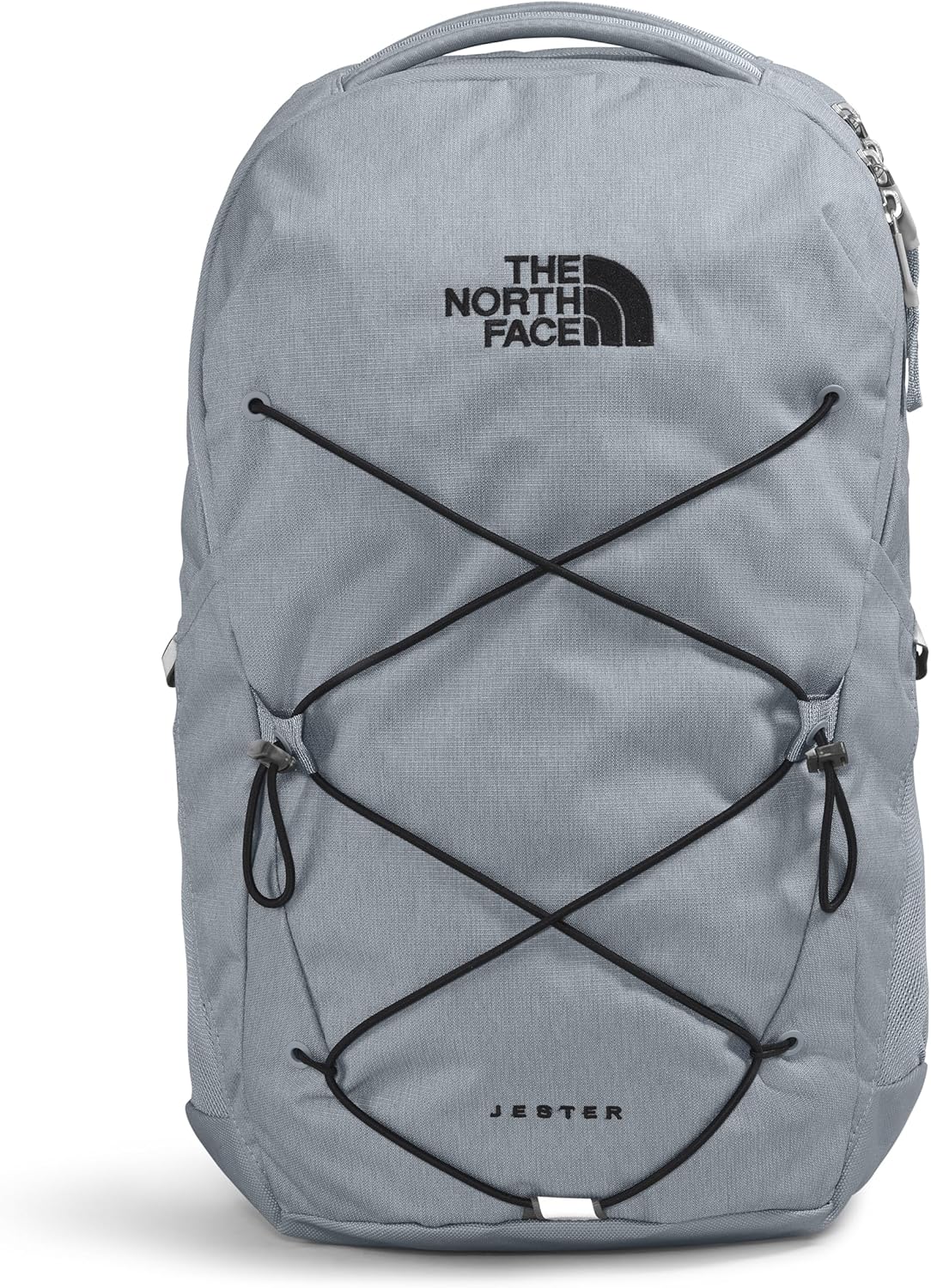 THE NORTH FACE Jester Everyday Laptop Backpack | Commuter Daypack with Water Repellent Finish, 16" Laptop Sleeve, Huge Main Compartment, Mid Grey Dark Heather/TNF Black-NPF, One Size