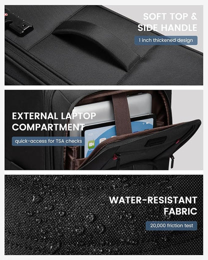 Carry On Luggage 22x14x9 Airline Approved, 22-Inch Suitcases - Image 9