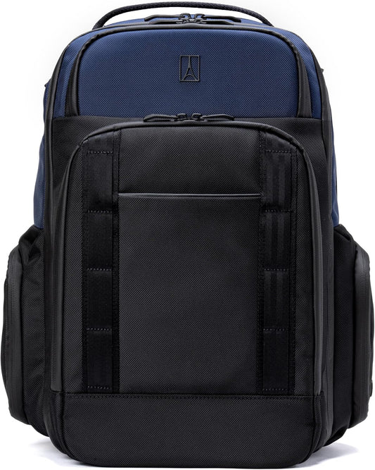 Travelpro Altitude Large Expandable Travel Laptop Backpack 30-36L, 16 Inch Laptop, Water Resistant, Work, Business, Men and Women, Aviator Navy