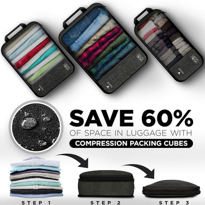 VASCO Compression Packing Cubes for Travel