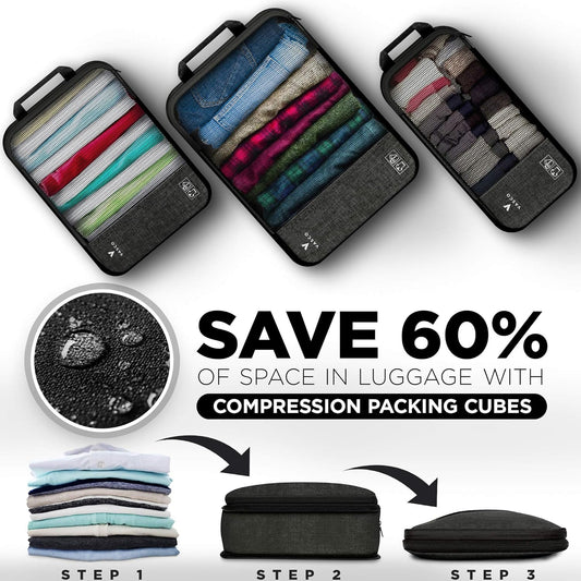 VASCO Compression Packing Cubes for Travel