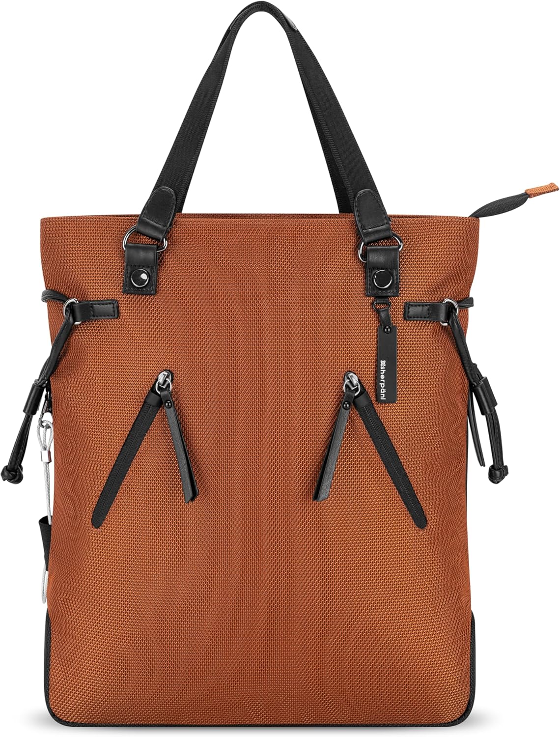 Sherpani Tempest, Anti Theft Convertible Backpack Tote, 14L Travel Backpack, Travel Gifts for Women, Handbags, RFID Protection, Metal Hardware, Fits 15” Laptop (No Sleeve) (Morocco)