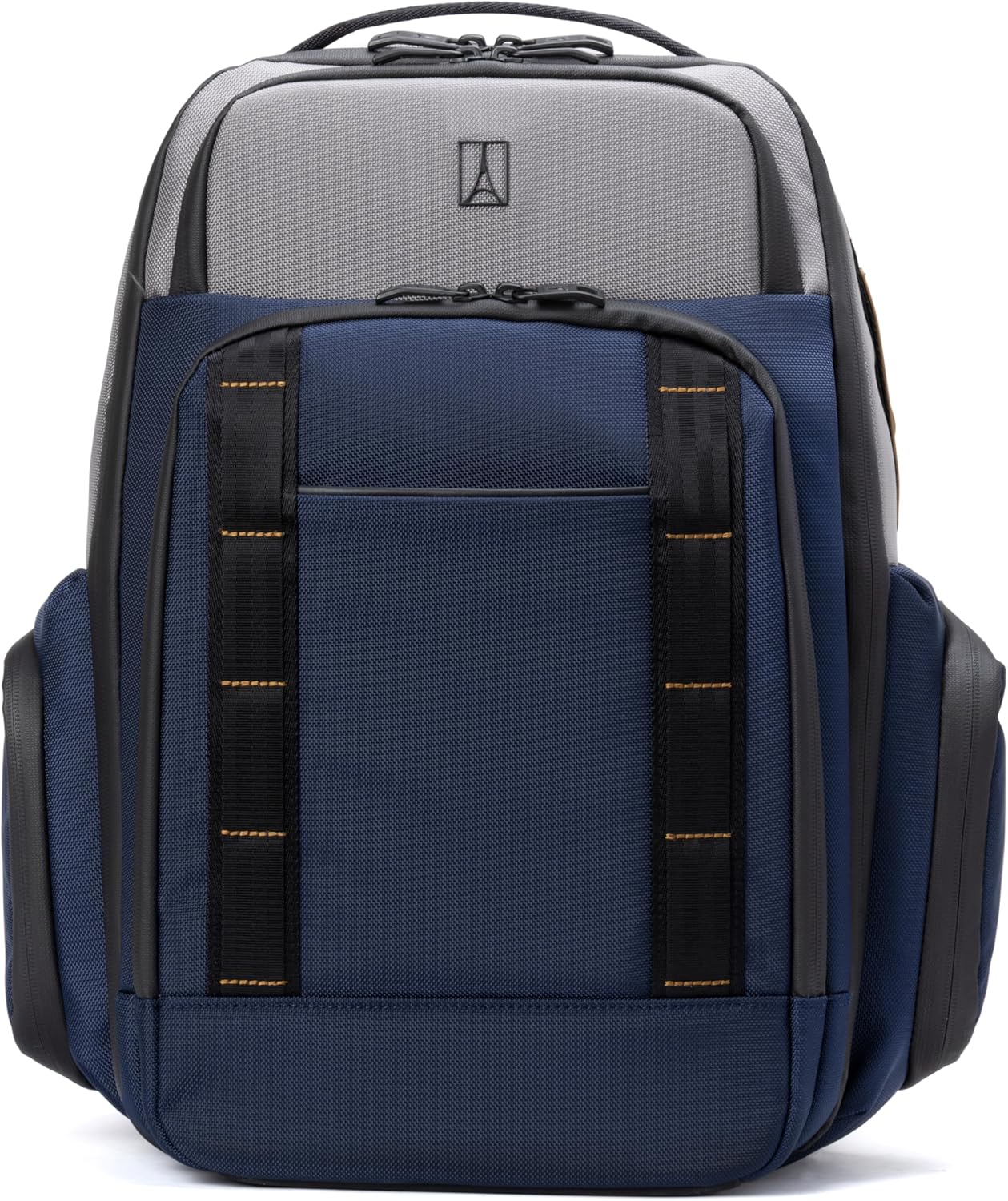 Travelpro Altitude Large Expandable Travel Laptop Backpack 30-36L, 16 Inch Laptop, Water Resistant, Work, Business, Men and Women, Stellar Navy/Grey
