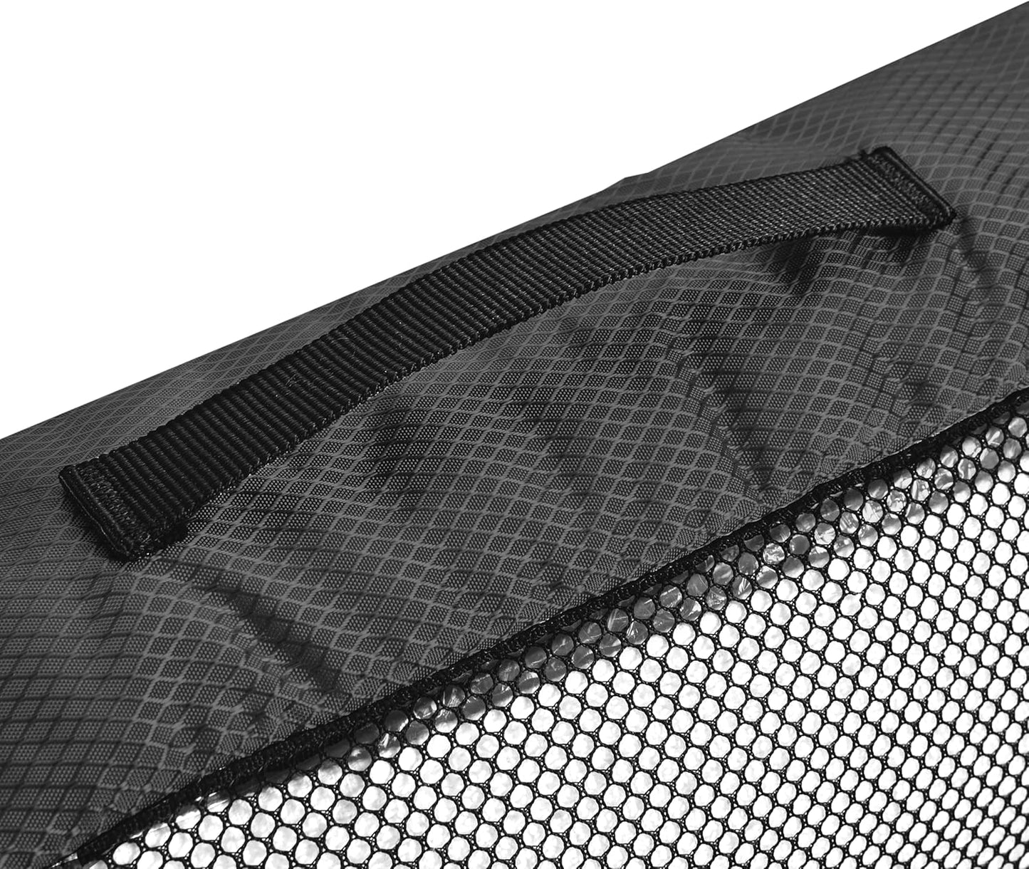 Amazon Basics Large Packing Cubes for Travel, Packing Organizers, 4-Piece-Set With Double Zipper Pulls and Mesh Top Panel, 100% Durable Polyester, Black, 17.5"L x 12.8"W x 3.3"H