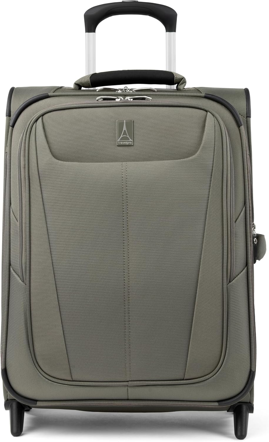 Travelpro Maxlite 5 Softside Expandable Upright 2 Wheel Carry on Luggage, Lightweight Suitcase, Men and Women, Slate Green, Carry On 20-Inch