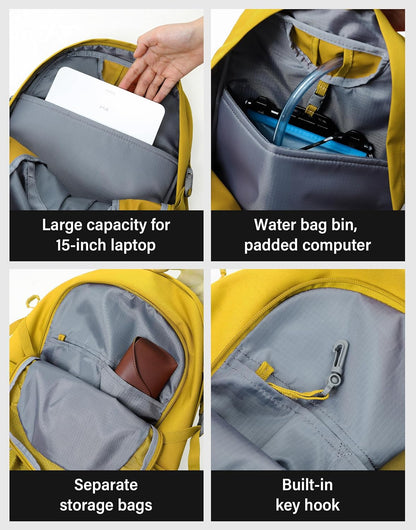 Pioneer Camp Hiking Backpack 22L Small Hiking Hydration Gear Lightweight Camping Backpack Travel Daypack for Women Men